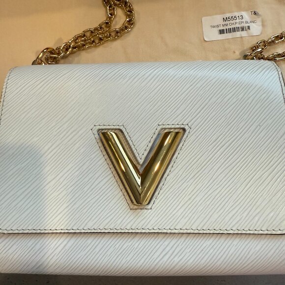 Louis Vuitton Twist PM Epi Leather White Gold - Picture 3 of 12